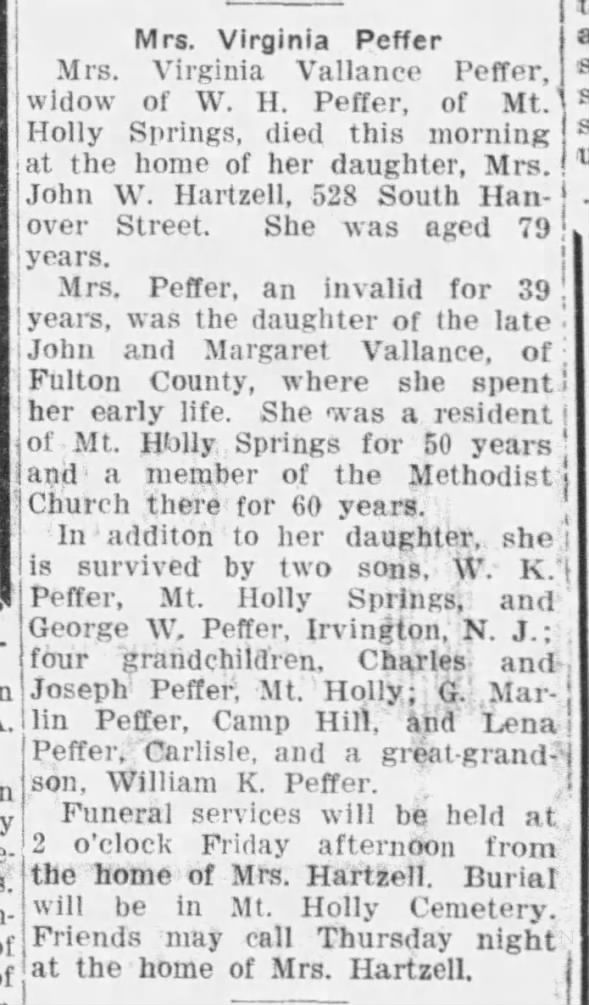 Clipping from The Sentinel